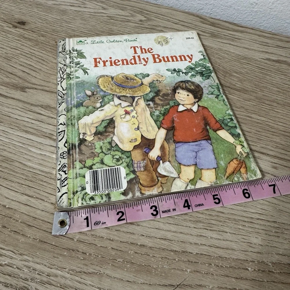 A Little Golden Book‎ The Friendly Bunny 1985 #595 By Dorothy Kunhardt Vintage